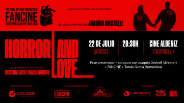 «Horror and Love» llega a Málaga junto a Fancine con un pase especial y coloquio con Joaquín Oristrell